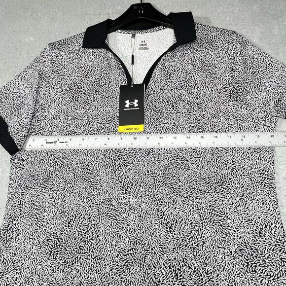 Under Armour Golf Polo Shirt Womens Large Short Sleeve New Eagle Swoop Playoff - Picture 5 of 13